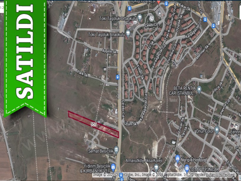Arnavutköy Taşolukta Satılık Arsa , 276 M2 Cadde Yakını