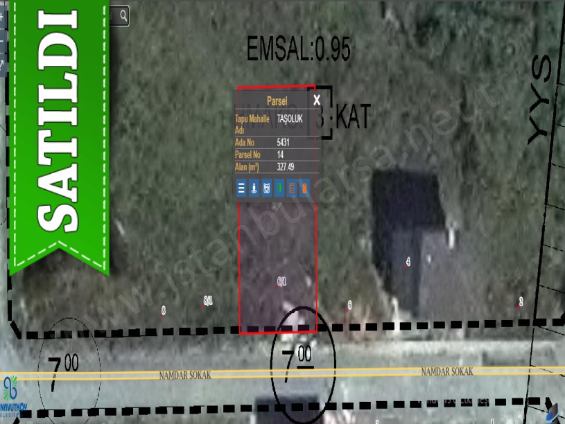 Arnavutköy Taşolukta Satılık Arsa , 327 M2 Müstakil 3 Katlı İmarlı