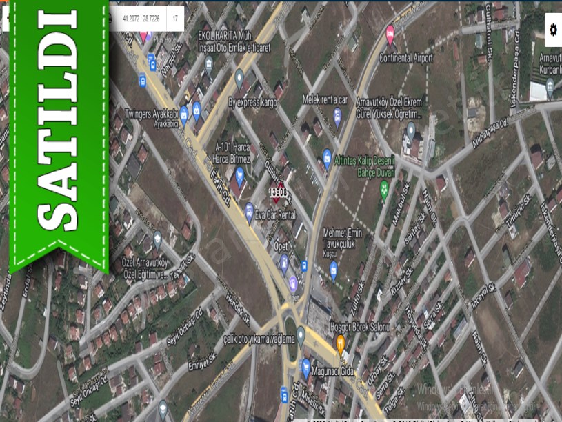 Arnavutköy Çardaktepede Satılık Arsa , 160 m2 Müstakil Opetin Arkası 