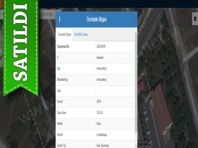 Arnavutköy Yavuz Selim Mah. Satılık Arsa , 525 M2 Ticari İmarlı