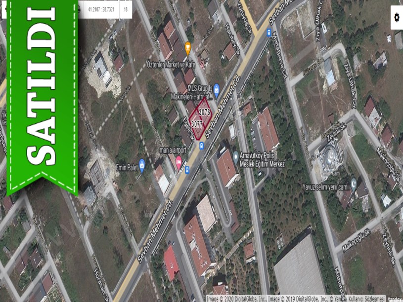 Arnavutköy Yavuz Selim Mah. Satılık Arsa , 525 M2 Ticari İmarlı