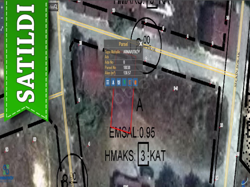 Arnavutköy İslambeyde Satılık Arsa , 138 M2 Konut imarlı Müstakil 