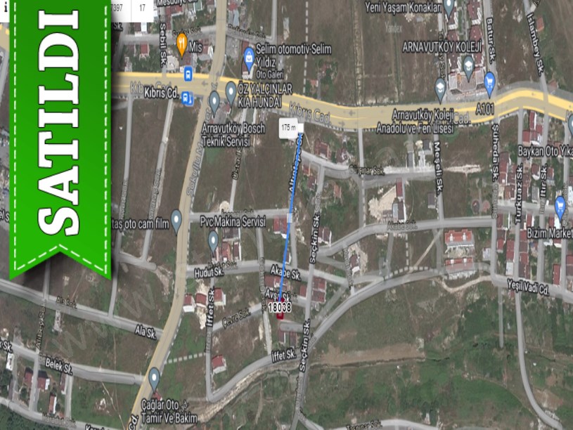 Arnavutköy İslambeyde Satılık Arsa , 138 M2 Konut imarlı Müstakil 