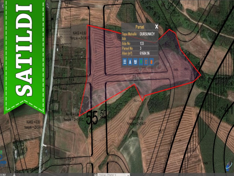Arnavutköy Dursunköyde Satılık Arsa , 213 M2 Caddeye yakın