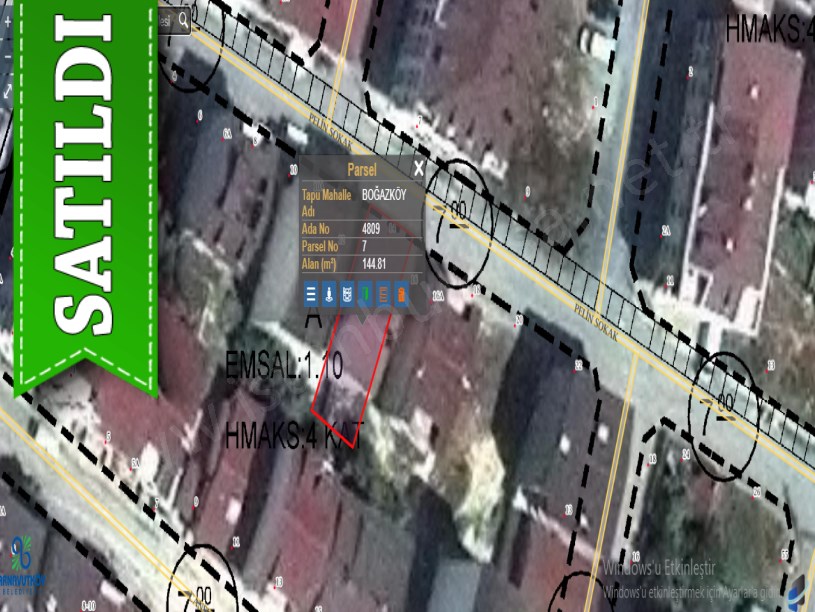 Arnavutköy Boğazköyde Satılık Arsa , 145 m2 İmarlı Müstakil
