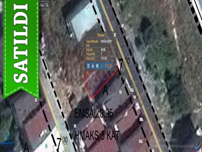 Arnavutköy Boğazköyde Satılık Arsa , 113 M2 İmarlı Müstakil