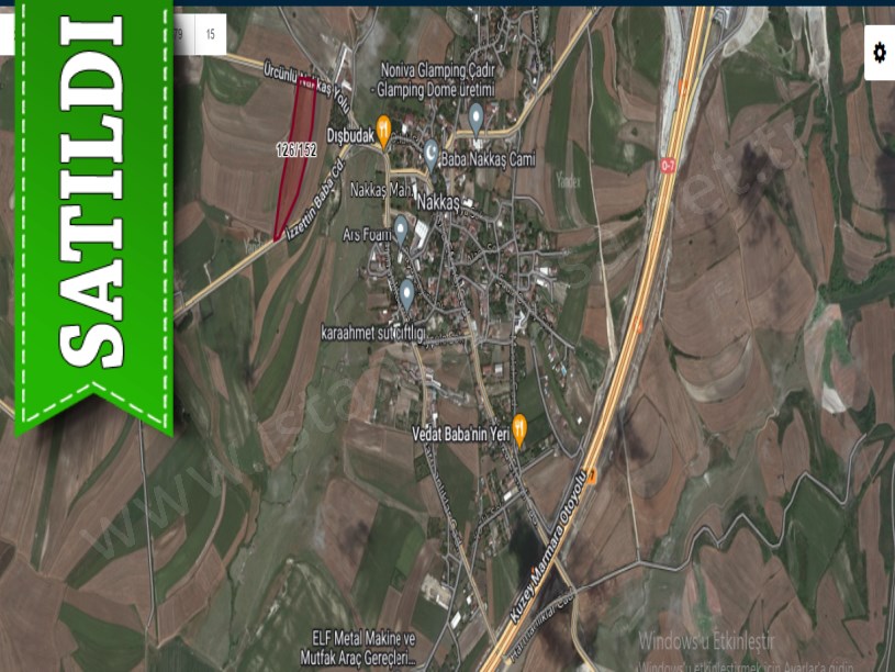Çatalca Nakkaşta Satılık  Arsa , 7,725 m2 Cadde Cephe Merkezde 