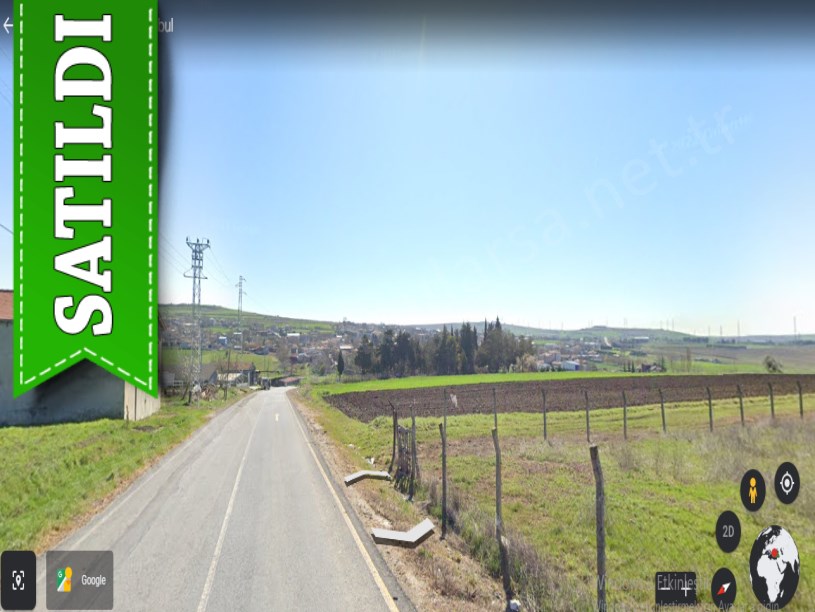 Çatalca Nakkaşta Satılık  Arsa , 7,725 m2 Cadde Cephe Merkezde 