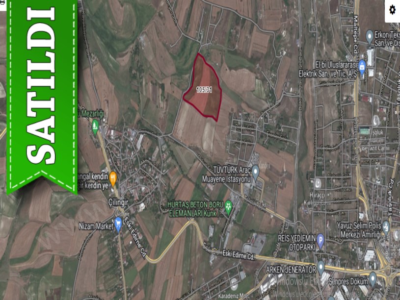 Arnavutköy Çilingirde Satılık Arsa , 2,210 M2 Araç Muayne İstasyonu Yakını
