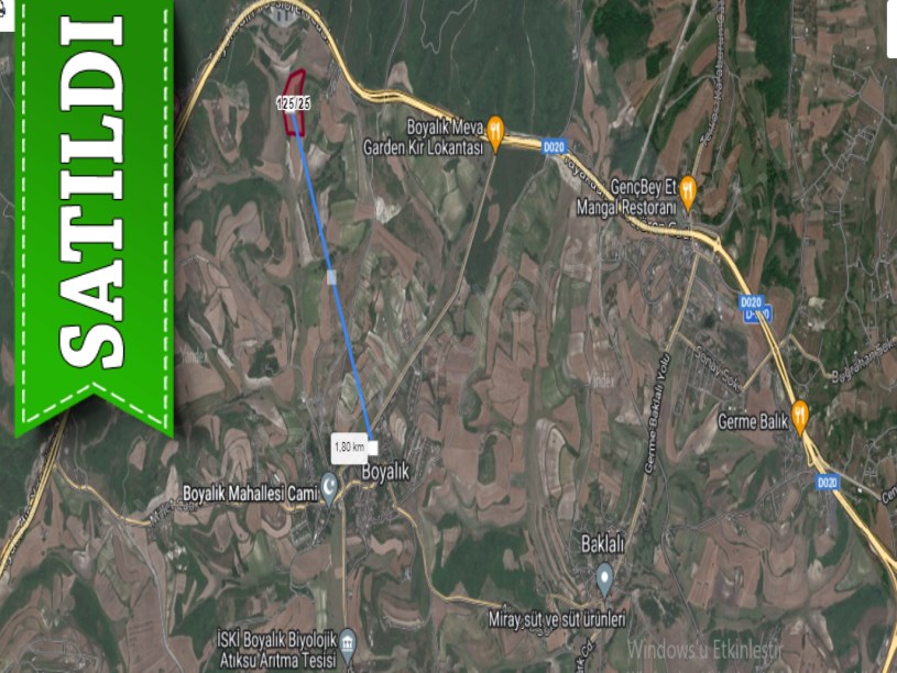 Arnavutköy Boyalıkta Satılık Arsa , 2,800 M2 Ticari + Turizm İmarlı