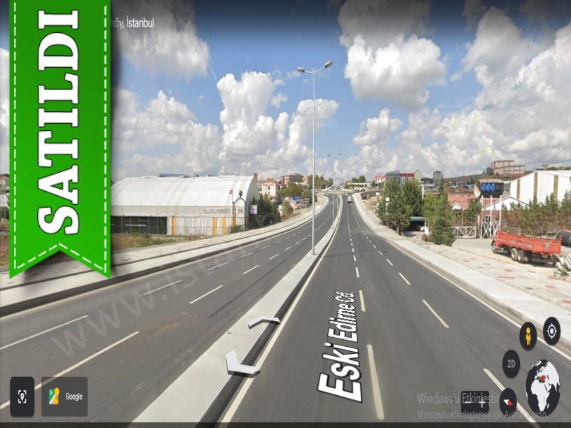 Arnavutköy Haraççıda Satılık Arsa , 793 M2 Eski Edirne Asfaltına Cephe Ticari + Konut İmarlı