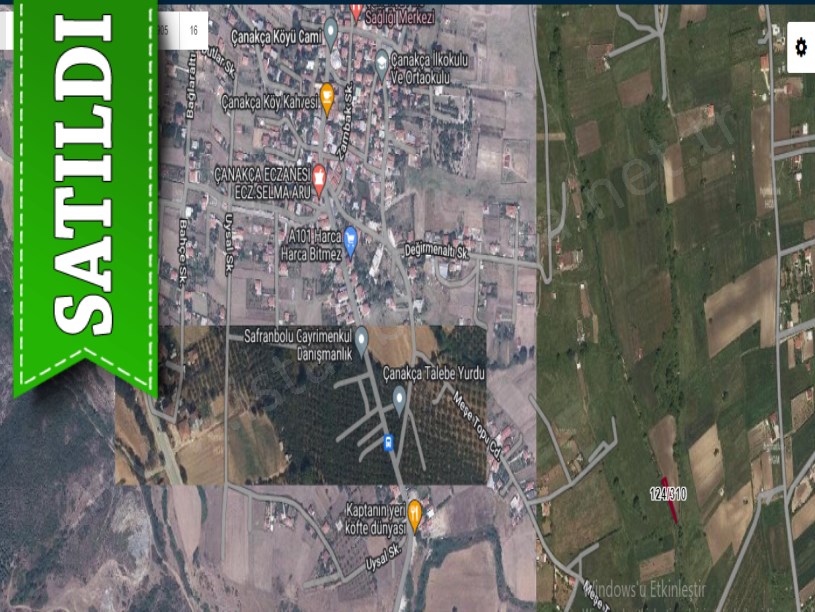 Çatalca Çanakçada Satılık Arsa , 360 m2 Tek Tapu Çevrili  