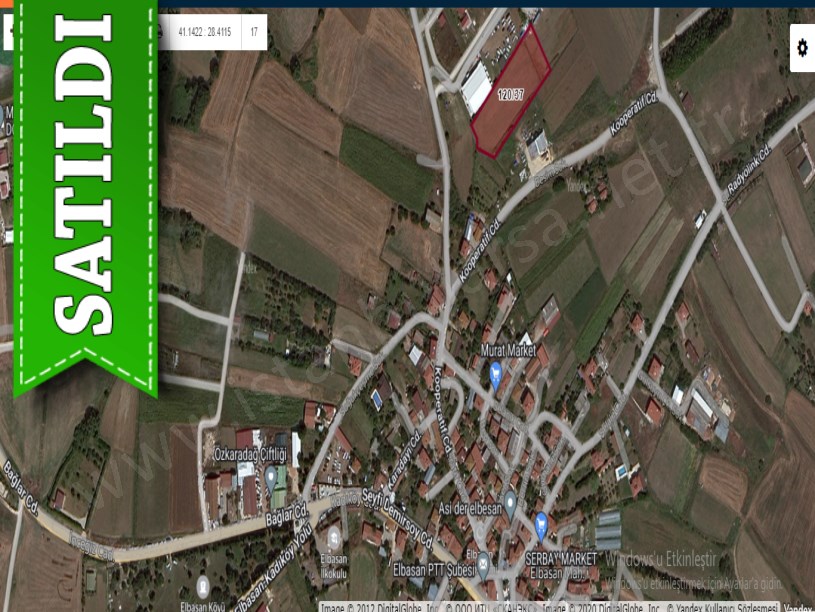 Çatalca Elbasanda Satılık Arsa , 250 m2 Merkezde Yolu Var Evlerin Yakını