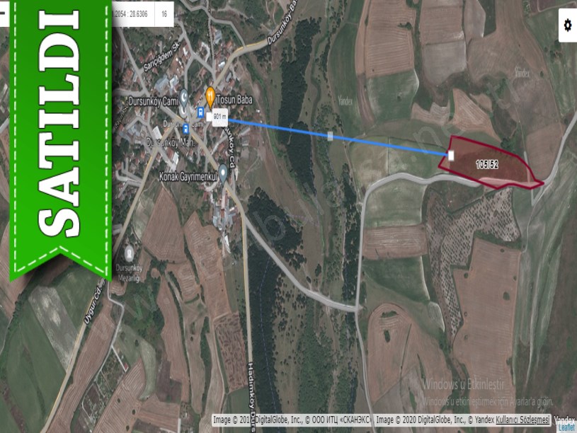 Arnavutköy Dursunköyde Satılık Arsa , 362 M2 Yolu Var Evlerin Yakını