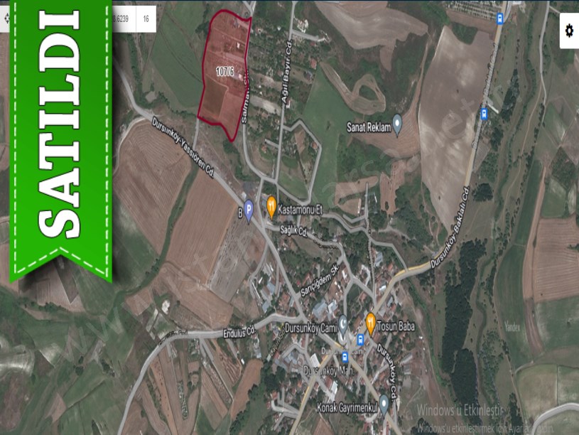 Arnavutköy Dursunköyde Satılık Arsa , 374 M2 Merkezde