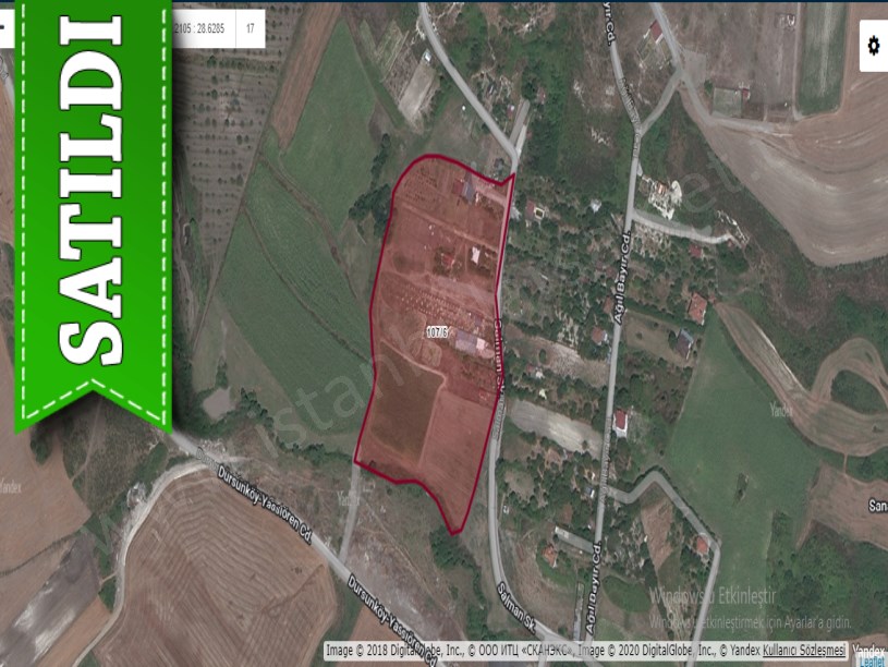 Arnavutköy Dursunköyde Satılık Arsa , 374 M2 Merkezde