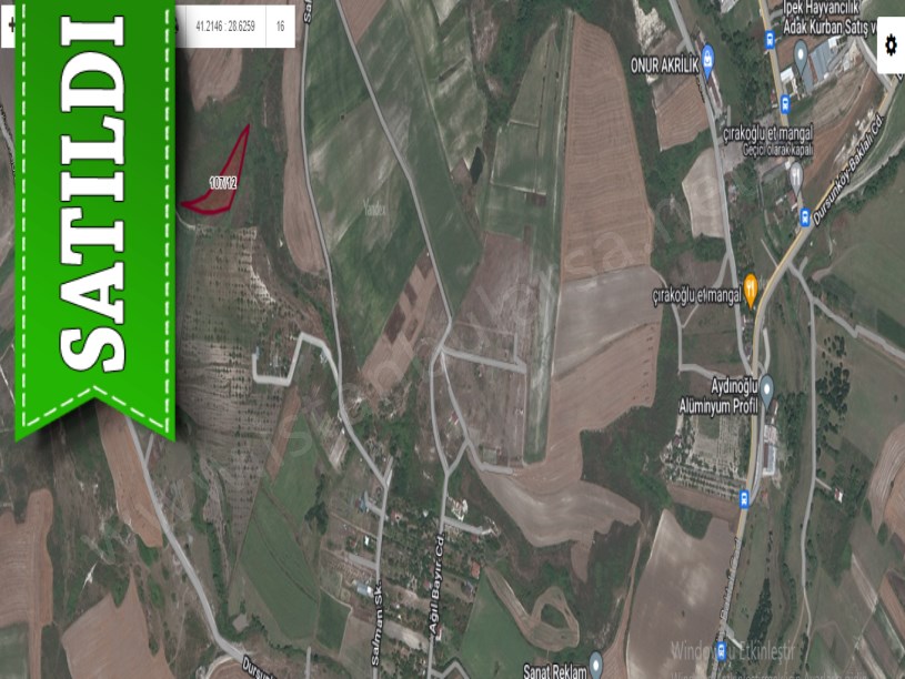 Arnavutköy Dursunköyde Satılık Arsa , 125 M2  Hisseli 