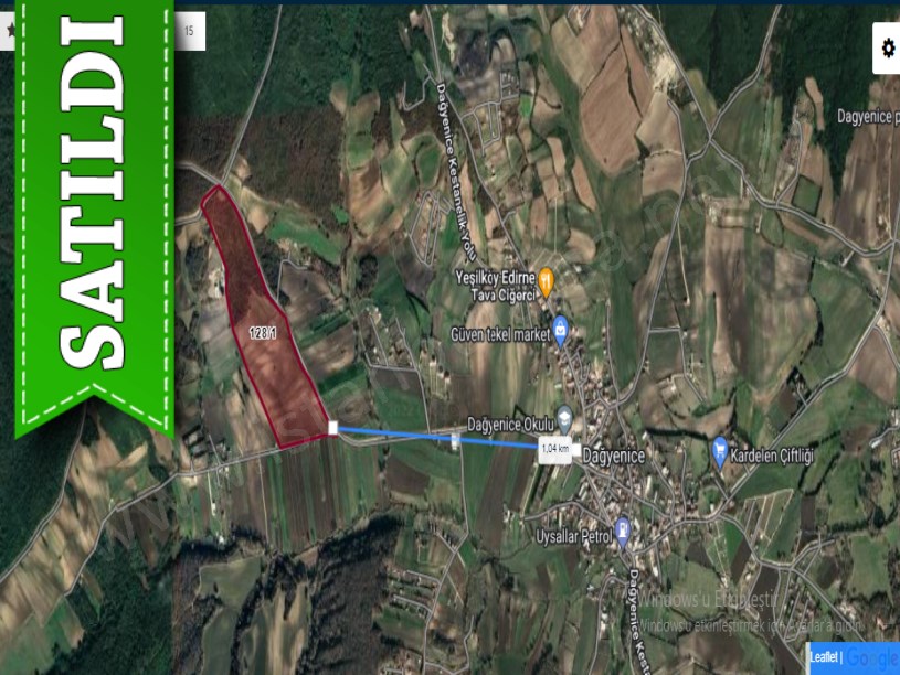 Çatalca Dağyenicede Satılık  Arsa , 730 M2 Cadde Cephe  Çevrili 