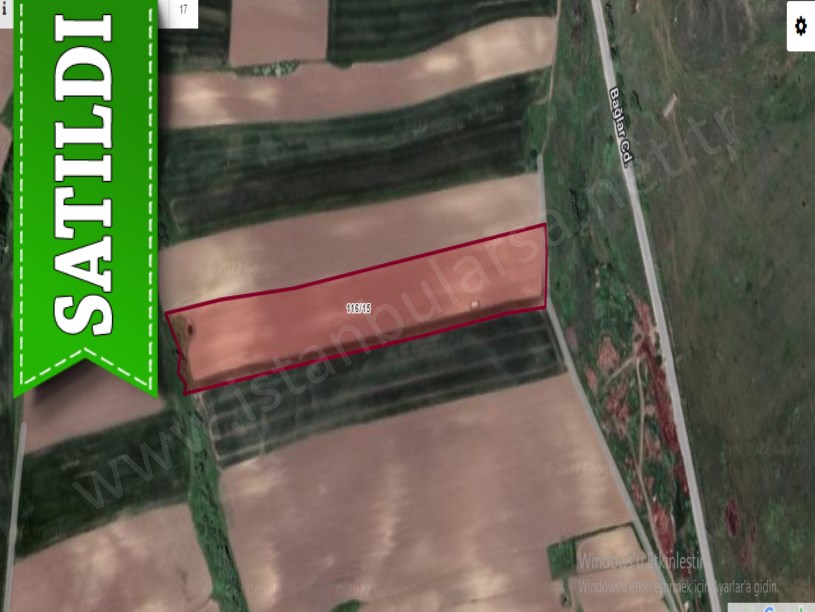 Çatalca Elbasanda Satılık Arsa , 5000 M2 Caddeye Yakın Hisseli
