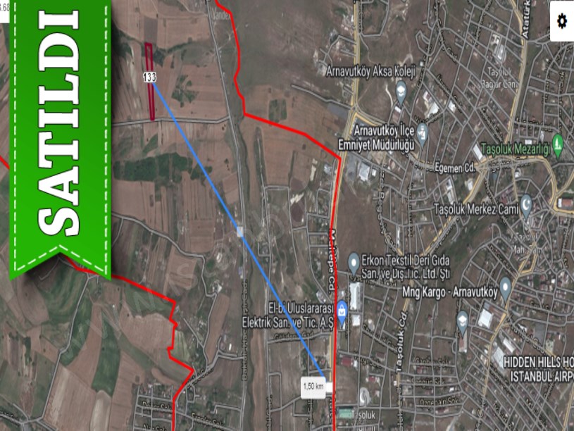 Arnavutköy Haraççıda Satılık Arsa , 158 m2 Hisseli İmarlı