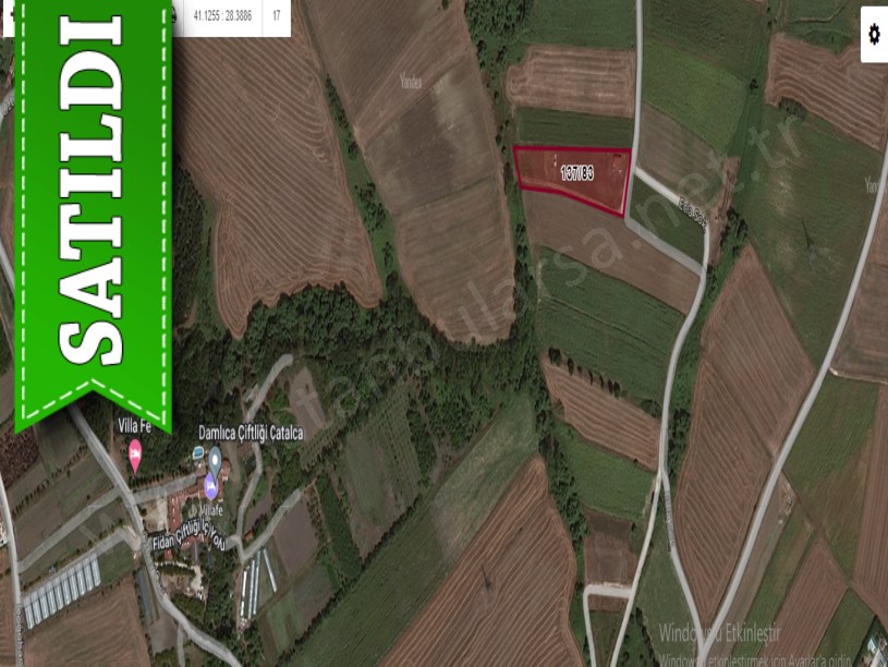 Çatalca Ovayenicede Satılık Arsa , 440 m2 Çaplı Çevrili 