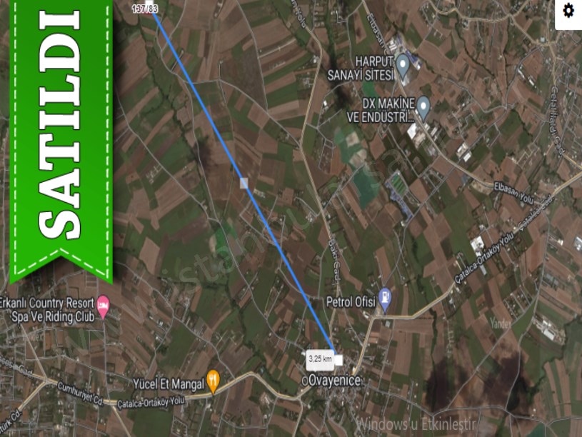Çatalca Ovayenicede Satılık Arsa , 440 m2 Çaplı Çevrili 