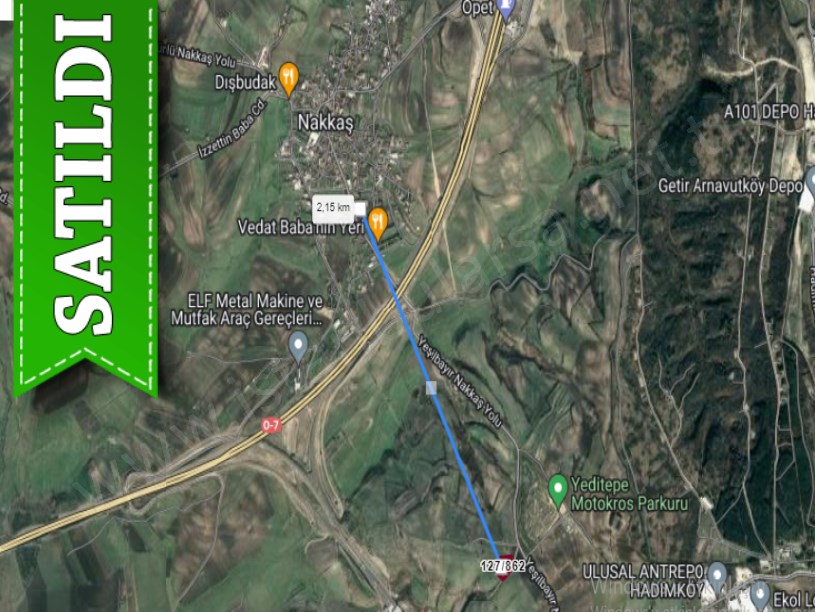 Çatalca Nakkaşta  Satılık  Arsa , 382 m2 Yolu Var Fabrikalara Yakın
