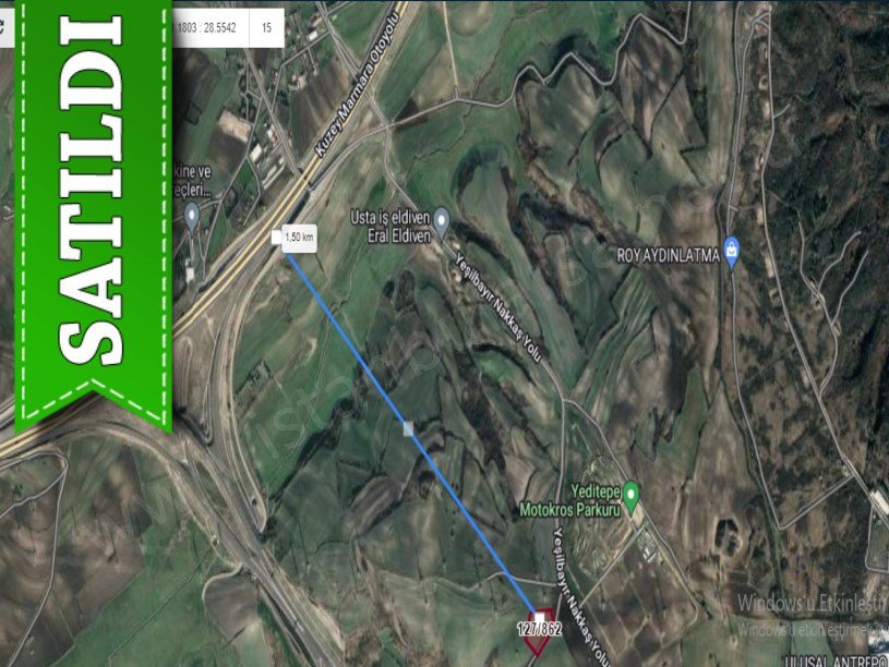 Çatalca Nakkaşta  Satılık  Arsa , 382 m2 Yolu Var Fabrikalara Yakın