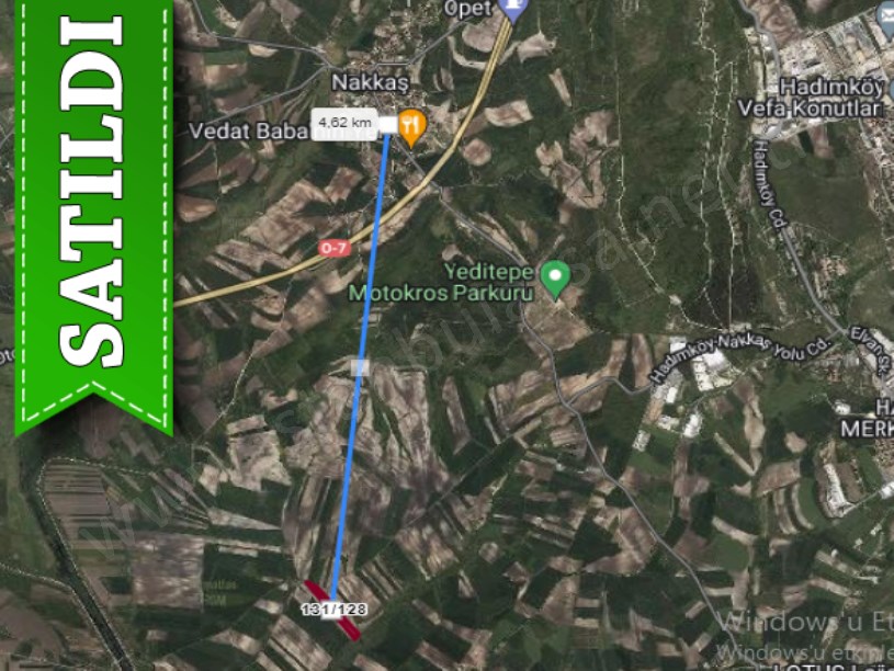 Çatalca Nakkaşta  Satılık  Arsa , 1,060 M2 Hisseli Yolu Var