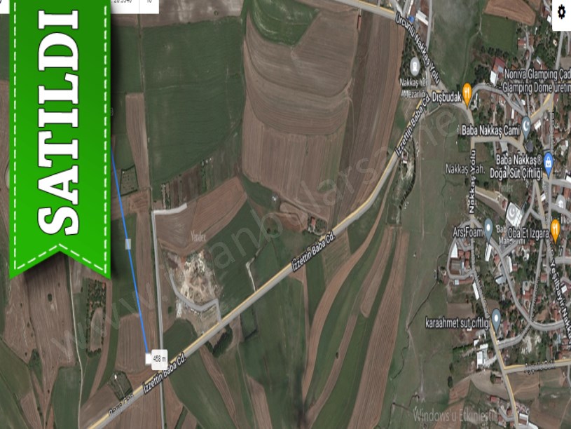 Çatalca Nakkaşta  Satılık Tarla , 2,434 m2 Müstakil Yolu Var