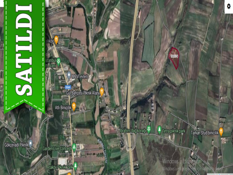 Çatalca Subaşında Satılık Arsa , 2,920 m2 Çaplı Manzaralı 