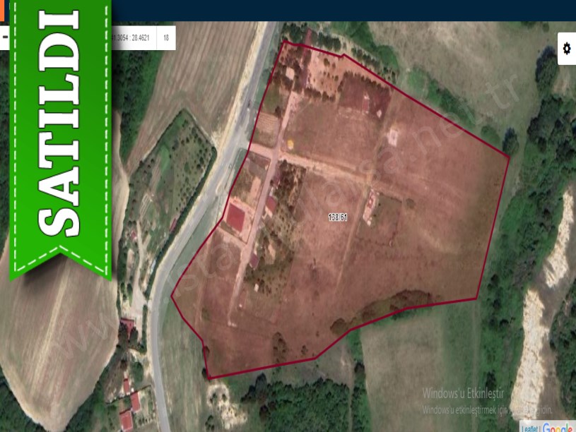 Çatalca Örencikte Satılık Arsa , 1,881 m2 Hisseli Çevrili Çaplı
