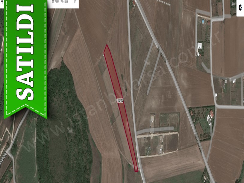 Çatalca Subaşında Satılık Arsa , 463 M2 Çaplı Manzaralı