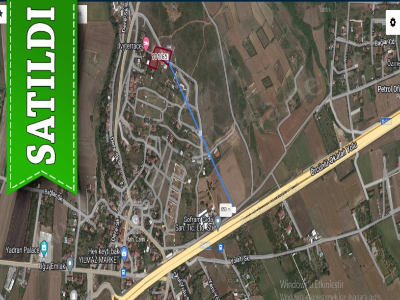 Çatalca Oklalıda Satılık Tarla , 3,753 M2 Müstakil Yolu Var