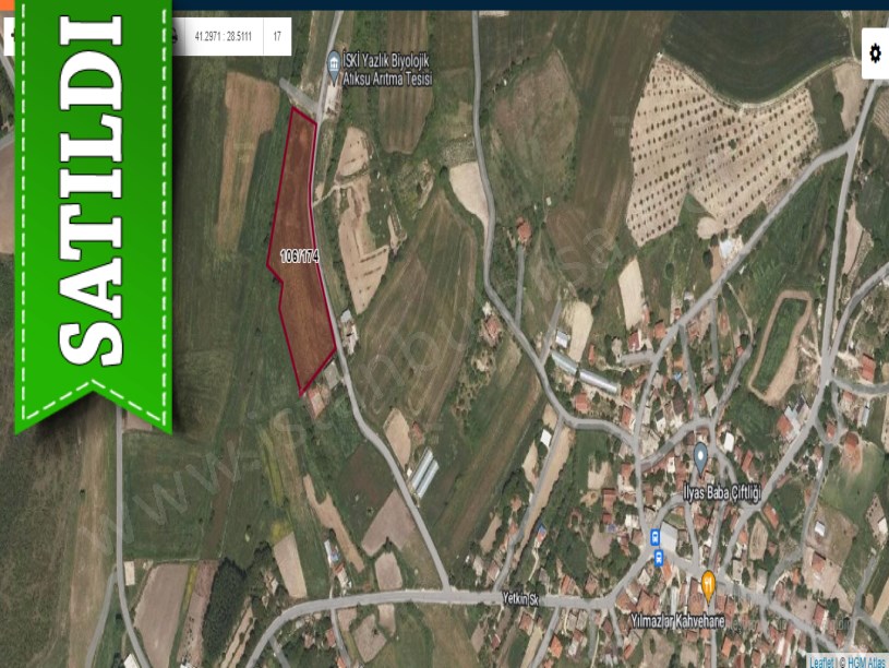Çatalca Yazlıkköyde Satılık  Arsa , 2,863 M2 Köy İçi Çevrili 