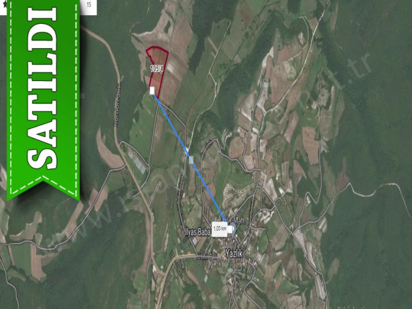 Çatalca Yazlıkköyde Satılık  Arsa , 1,300 M2 Çaplı Yolu Var