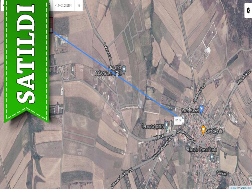 Çatalca Elbasanda Satılık Arsa , 1, 415 M2 Villaların Yanı Yolu Var