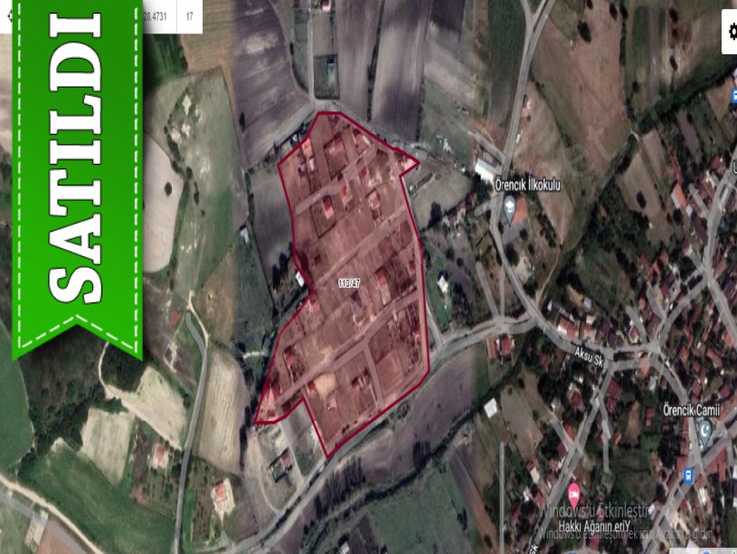 Çatalca Örencikte Satılık Arsa , 1,500 M2 Şehir Merkezinde 