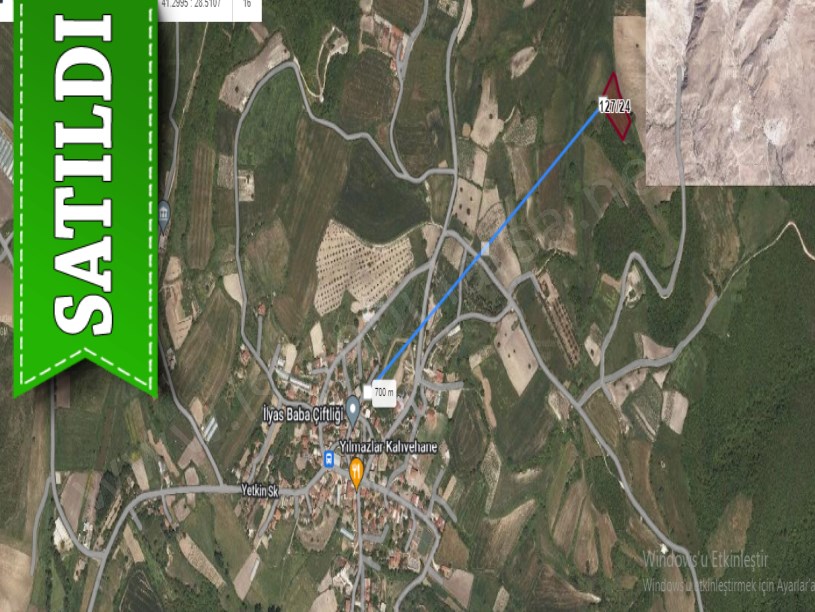Çatalca Yazlıkköyde Satılık Arsa , 388 M2 Hisseli 