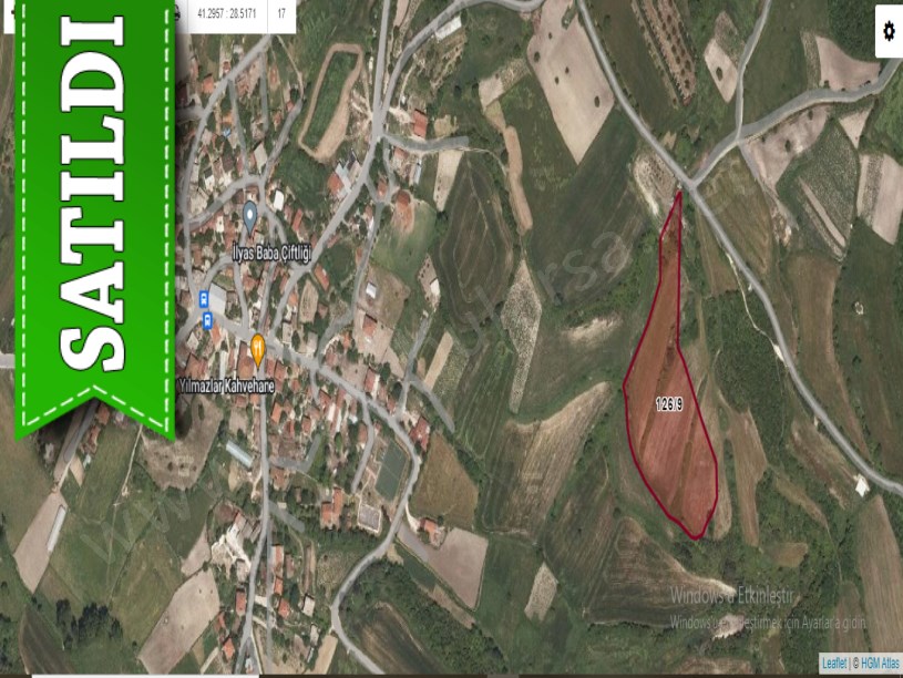 Çatalca Yazlıkköyde Satılık Arsa , 175 M2 Merkezde Yolu Var