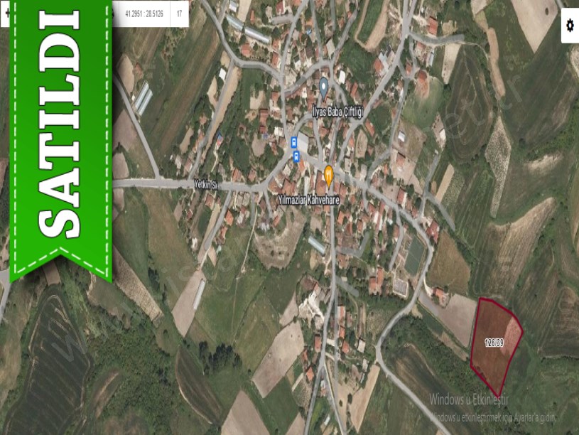 Çatalca Yazlıkköyde Satılık Arsa , 305 M2 Köy İçi Çaplı 