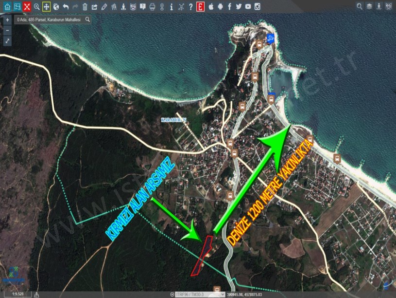 ARNAVUTKÖY KARABURUN DA UYGUN FİYATA ARSA