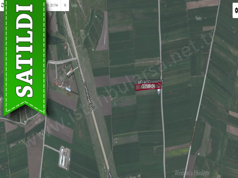 Silivri Büyükkılıçta Satılık Arsa , 300 m2 Çaplı Yolu Var 