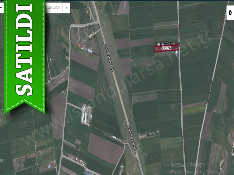 Silivri Büyükkılıçta Satılık Arsa , 300 m2 Çaplı Yolu Var 