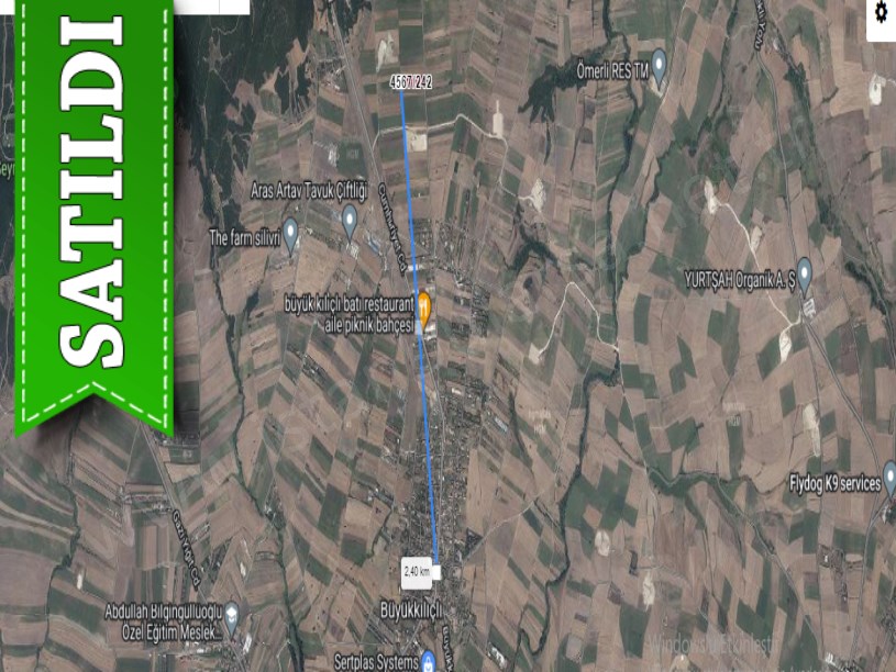 Silivri Büyükkılıçta Satılık Arsa , 300 m2 Çaplı Yolu Var 