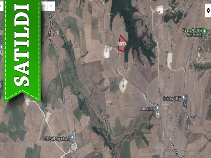 Silivri Fenerköyde Satılık Arsa , 720 M2 Yola Cephe Hisseli
