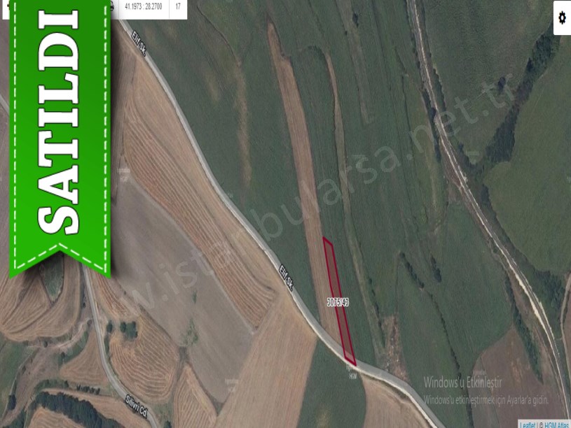 Silivri Kurfallıda Satılık Arsa , 277 M2 Çaplı Hisseli