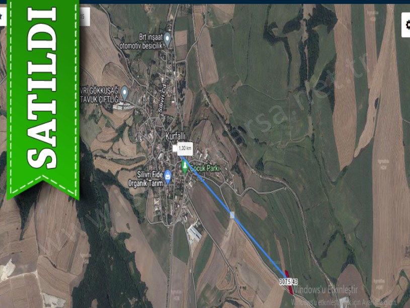 Silivri Kurfallıda Satılık Arsa , 277 M2 Çaplı Hisseli