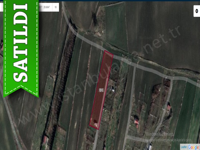 Arnavutköy Haraççıda Satılık Tarla , 2,950 m2 Tek Tapu Yolu Var