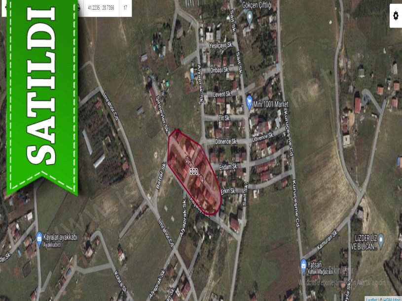 Arnavutköy İmrahorda Satılık Arsa , 253 M2 İmarlı Hisseli
